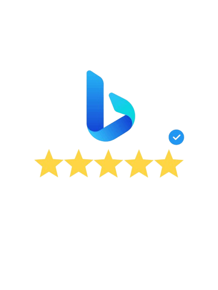5 star reviews on Bing