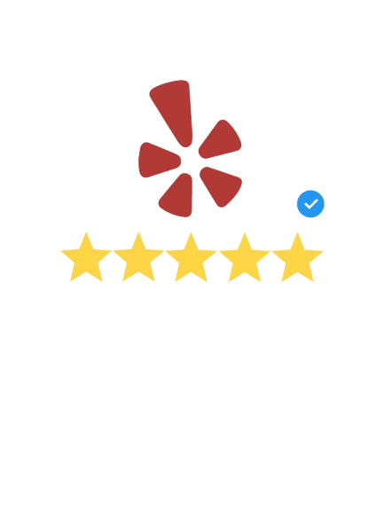 5 star reviews on Yelp