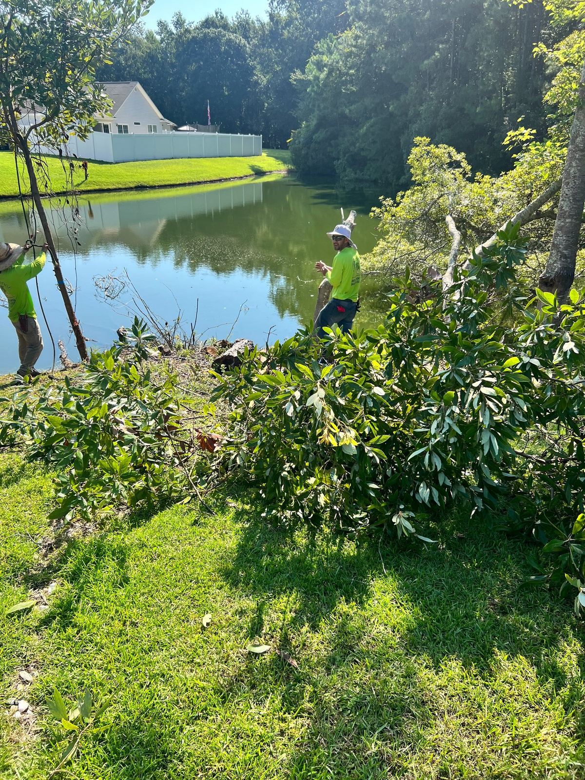 Landscaping work by Prestige Landscaping, serving Bluffton, SC